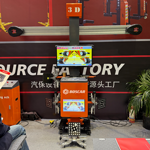 <span class=keywords><strong>Machine</strong></span> d'alignement de roues 3D de luxe avec double écran Boscar, aligneur de pneus mobile avancé pour atelier et garage - Product Image 4