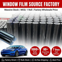 Film Kaca Mobil PET IR 51%-93% TSER 99% UV Block Anti Silau Pengurangan Silau Perekat Sendiri 8%-80% VLT 2 Mil Roll Tersedia