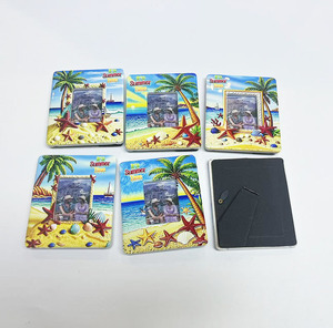 All'ingrosso 3D goffrato 1x2 pollici Design personalizzato Mini cornice per foto in ceramica con cartone - Product Image 2