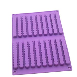 Moules en silicone pour chocolat et glace, sans BPA, de qualité alimentaire, résistants à la chaleur, antiadhésifs, 20 trous, mini barres rectangulaires - Product Image 5
