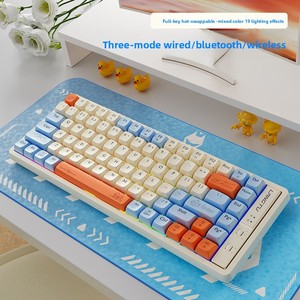 新产品朗图GK85热交换键帽三模BT 2.4G无线机械游戏键盘 - Product Image 3