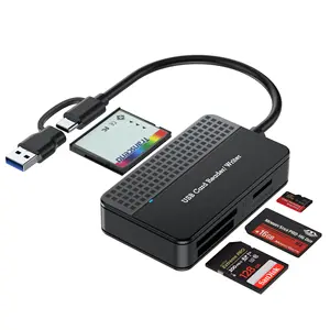 Мульти смарт-считыватель карт TF SD 4 в 1 Usb-c USB 3,1 концентратор записи для камеры