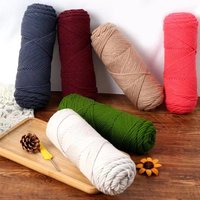 High Quality 8-strand Milk Cotton Scarf Thread Woven Sweater DIY Hook Doll Hat Thick Wool