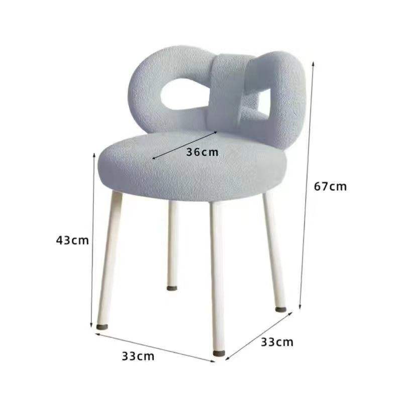 Chaise Papillon [Pieds réglables extra larges] 67 cm Bleu