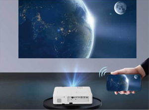 INASK XK-K400D Portable <b>Android</b> Wireless DLP <b>Projector</b> 4K Resolution 4000 Lumens Built-In Speakers for Business Education Use XK - Product Image 2