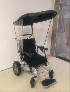 Fauteuil roulant imperméable pour la protection pour douche pluie vent neige taille universelle Cape pour personnes âgées capuche à cordon imperméable - Product Image 4