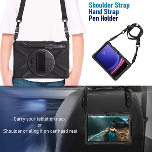 <span class=keywords><strong>เคส</strong></span>แท็บเล็ตแท็บเล็ตพลาสติกกัน<span class=keywords><strong>กระแทก</strong></span>ขนาด11นิ้ว360แบบมีสไตล์สำหรับแท็บเล็ต Samsung <span class=keywords><strong>S7</strong></span> S8 S9 S9 <span class=keywords><strong>FE</strong></span> S10 <span class=keywords><strong>FE</strong></span> 12.4พร้อมสายคล้องไหล่ - Product Image 4