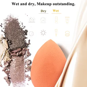 Fornitura diretta dalla fabbrica all'ingrosso Premium di grandi dimensioni Super Soft Make Up di bellezza spugna per il trucco del frullatore