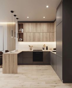 CBMmart Customized <strong>Kitchen</strong> Furniture Laminated <strong>Skirting</strong> Profiles Baseboard Fiber Cupboard Lacquer <strong>Kitchen</strong> Cabinet for Project
