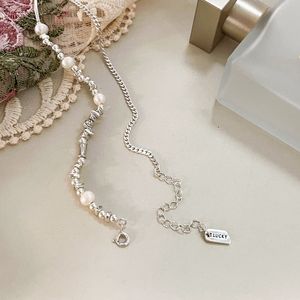 Collar de plata de ley S925 con perlas naturales de agua dulce para mujer, para uso diario. - Product Image 4