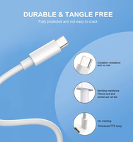Harga Pabrik Grosir Kabel Pengisian Cepat 1m PD MFI Chip Asli C94 Tipe-C ke L 20W untuk iPhone X 11 12 13 14