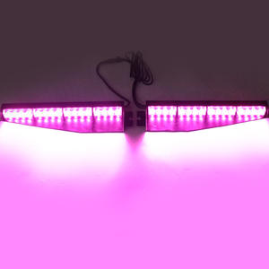 Pare-soleil stroboscopique à led 32W, montage fendu, illuminateur, lumière, pour voiture, camion, blanc ambre - Product Image 5