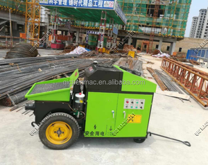 Pompe à béton de construction à essence haute efficacité, petite, 5m³/h-8m³/h, homologuée ISO pour le coulage de colonnes, neuve - Product Image 1