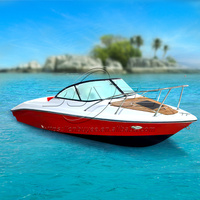 Prix d'usine 5.5m/18ft fibre de verre Sport Yacht Mini petit bateau de course certifié CE pour une utilisation marine