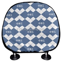 Housses de coussin de voiture personnalisées Phi Beta Sigma, adaptées à toutes les voitures et camions, housses décoratives de protection pour appuie-tête de siège de voiture