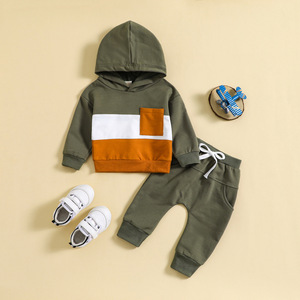 Maglioncino Casual autunno inverno per uomo donna donna pantaloni a manica lunga con cappuccio-Cross-Border nuovi abiti in tinta per neonati - Product Image 5