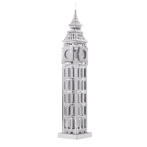 3D-Puzzles Big Ben Kinderspielzeug Hobbys Heimdekoration Tauchen Metallhandwerk pädagogisches Spielzeug Geschenk-Sets 3D-Metallpuzzles