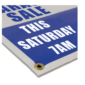 4mm 5mm polypropylene corrugated plastic corflute sign/correx sign sheet factorySigns