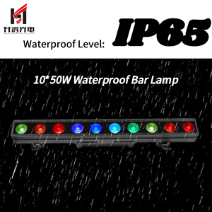 Không thấm nước sân khấu cũng rửa ánh sáng 10*50 Wát DJ <span class=keywords><strong>RGB</strong></span> 3in1 <span class=keywords><strong>LED</strong></span> <span class=keywords><strong>DMX</strong></span> kiểm soát ánh sáng cho buổi hòa nhạc ngoài trời Disco sân khấu - Product Image 3