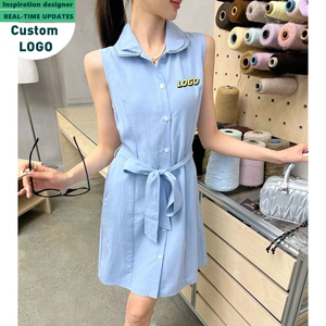 <span class=keywords><strong>Completo</strong></span> Estivo da <span class=keywords><strong>Donna</strong></span> Due Pezzi, Design Vintage in <span class=keywords><strong>Lino</strong></span>, Senza Maniche, Vestibilità Regolare, Effetto Snellente - Product Image 2