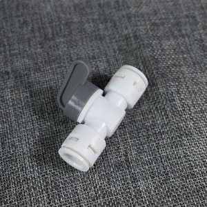 Válvula de bola para purificador de agua, conector de 3 puntos, 1 entrada, accesorio de ósmosis inversa de grado alimenticio - Product Image 2
