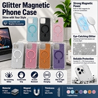 Coque de téléphone portable magnétique transparente tendance en TPU+PC de 1,5 mm, antichoc et protectrice, pour modèles 18, 17, 16 – Vente Flash
