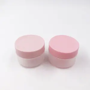 Envase de cosméticos ecológico, bote de plástico mate de 10-15GR, pp para Crema de cuidado de la piel y embalaje