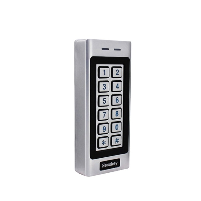 12~28V AC/DC Waterproof Keypad Access Control for 2 Doors