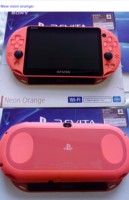 Console de jeu WiFi PS Vita PSV1000/PSV2000 authentique rose rouge métal argenté