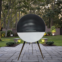 Nouveau design – Ensemble de patio extérieur avec brûleur à alcool, foyer au gaz pour jardin et intérieur, grande chaudière portative sans fumée Zhuoyue