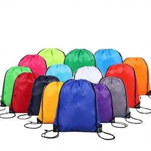 High Quality Custom Bsci Eco Friendly Waterproof Nylon <b>Drawstring</b> Shoe Hiking <b>Backpacks</b> Gym Bag With Logo - Product Image 2