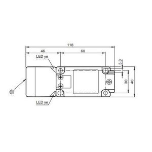 Capteur de proximité Pepperl+Fuchs NBB15 M20 x 1.5 avec indicateur LED pour usage industriel - Product Image 2