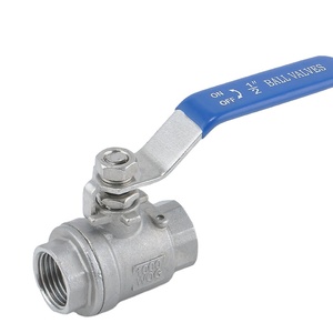 Vanne à bille COVNA DN40 à filetage femelle CW617N SS316L avec poignée de verrouillage UPVC/Laiton/Acier inoxydable DN40 - Product Image 2