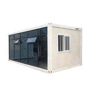 <span class=keywords><strong>Maison</strong></span> conteneur modulaire intelligente de luxe de 20 pieds, design de ferme moderne, murs <span class=keywords><strong>en</strong></span> verre pour la cuisine, utilisation <span class=keywords><strong>en</strong></span> centre commercial, garantie d'un an - Product Image 4