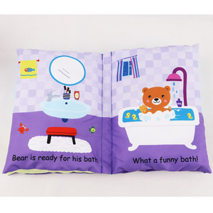 Libro <span class=keywords><strong>de</strong></span> Peluche para Dormir en Inglés, Libro <span class=keywords><strong>de</strong></span> Peluche Suave para Bebés, Juguete <span class=keywords><strong>de</strong></span> Peluche para Niños, Libro Suave para Bebés - Product Image 4