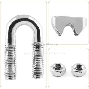 Clip de câble en acier inoxydable 1/8 pouce, colliers de serrage pour câble M3 en acier inoxydable 304, pour câble ou corde métallique de 1/16 "-1/8" - Product Image 3