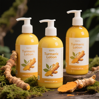 Lotion Corporelle Éclaircissante à Marque Blanche Aloe Vera Curcuma Acide Hyaluronique Crème Hydratante et Blanchissante 24 Heures