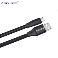Câble Micro USB, mm, PVC de haute qualité, pour Samsung, câble plat, charge rapide, câble de données, micro V9