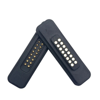 Conector de carga de Cable USB de alta corriente 5P conector de resorte de succión de imán de latón para 2 3 4 5 6 7 8 9 10 acoplamiento magnético de 12 pines
