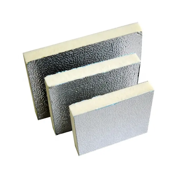 Hot sale heat thermal insulation board with aluminium facings for air duct, for Steel stud frame walls