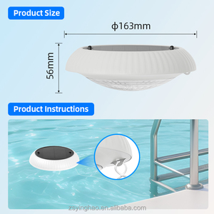 Lumière solaire flottante pour piscine, silicium monocristallin, télécommande, étanche, LED RGB pour fontaine, <span class=keywords><strong>spa</strong></span>, décoration de fête - Product Image 6