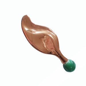 Luxury Gift Set Green <b>Jade</b> Eye <b>Roller</b> Ball – Aluminum Handle Design, Cooling Massage Wand for Wrinkle Reduction - Product Image 2