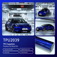 Nouvelle Arrivée Film de Protection Brillant TPU Saphir Auto-Réparant Application Humide 1.52*15m Personnalisé pour Voiture Meilleure Vente