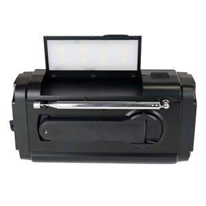 Chất Lượng Cao Đa Chức Năng Ngoài Trời Ngân Hàng Điện Năng Lượng Mặt Trời Crank Loa Di Động Năng Lượng Mặt Trời Bảng Điều Khiển Đèn Pin Khẩn Cấp Đồng Hồ Đài Phát Thanh - Product Image 6