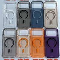 Étui rigide magnétique pour iPhone 18 17 16 15 14 13 12 11 Pro Max, design transparent, matériau PC, coques de téléphone portable