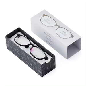 Caja de Regalo de Cartón con Cajón Deslizante y Logotipo Personalizado para Gafas y Lentes de Sol, Estuche de Papel para Empaque de Gafas de Primera Calidad - Product Image 3