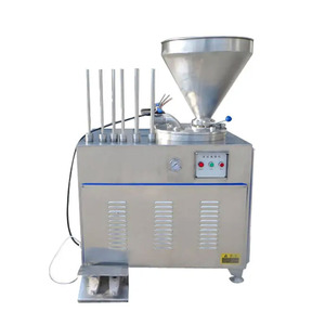 เครื่อง50L เนื้อลูกสูบแบบต่อเนื่องเครื่องทำไส้กรอกไก่เครื่องเติมเครื่องเติมแบบซาลามี่ - Product Image 5