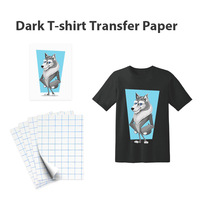 Alta calidad DFT láser imprimible A3/A4 papel de transferencia luz oscuro Jet opaco prensa de calor infrarrojo para ropa para impresoras láser