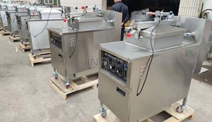 Friteuse à pression verticale à gaz avec filtration d'huile pour poulet frit américain et restaurants de restauration rapide - Product Image 5