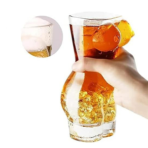 <span class=keywords><strong>Femme</strong></span> <span class=keywords><strong>femme</strong></span> corps forme sexy bière vin <span class=keywords><strong>verre</strong></span> à liqueur pour boire - Product Image 4